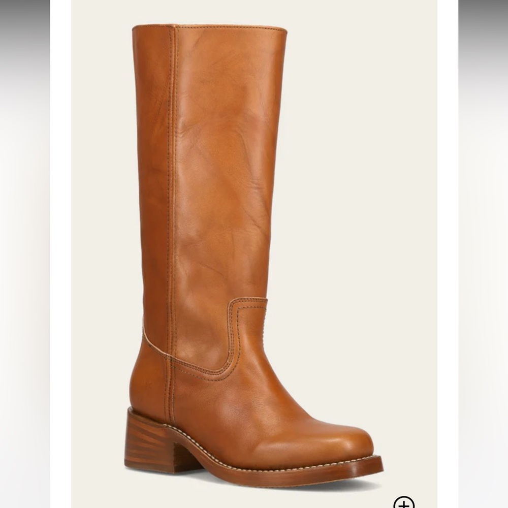 Frye Campus 14L boot saddle brown tan 8